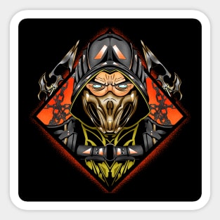 Hells ninja Sticker